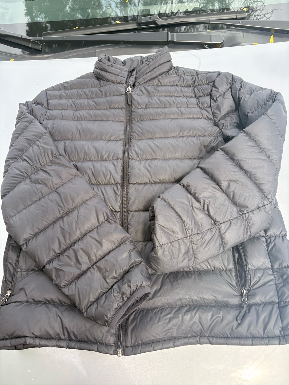 Men's Lightweight Quilted Puffer Jacket - Black